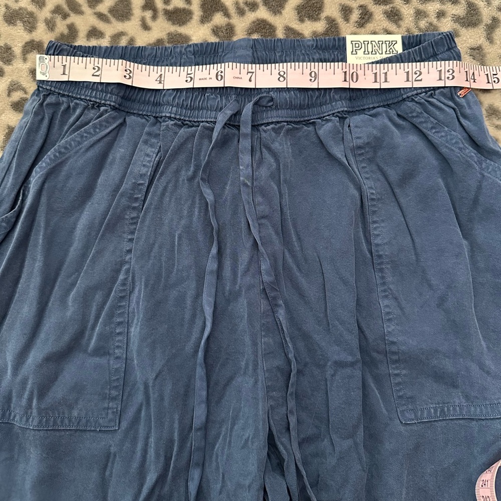 PINK Victoria’s Secret Easy Jogger in Old School Blue Size Small Women’s - Picture 14 of 17